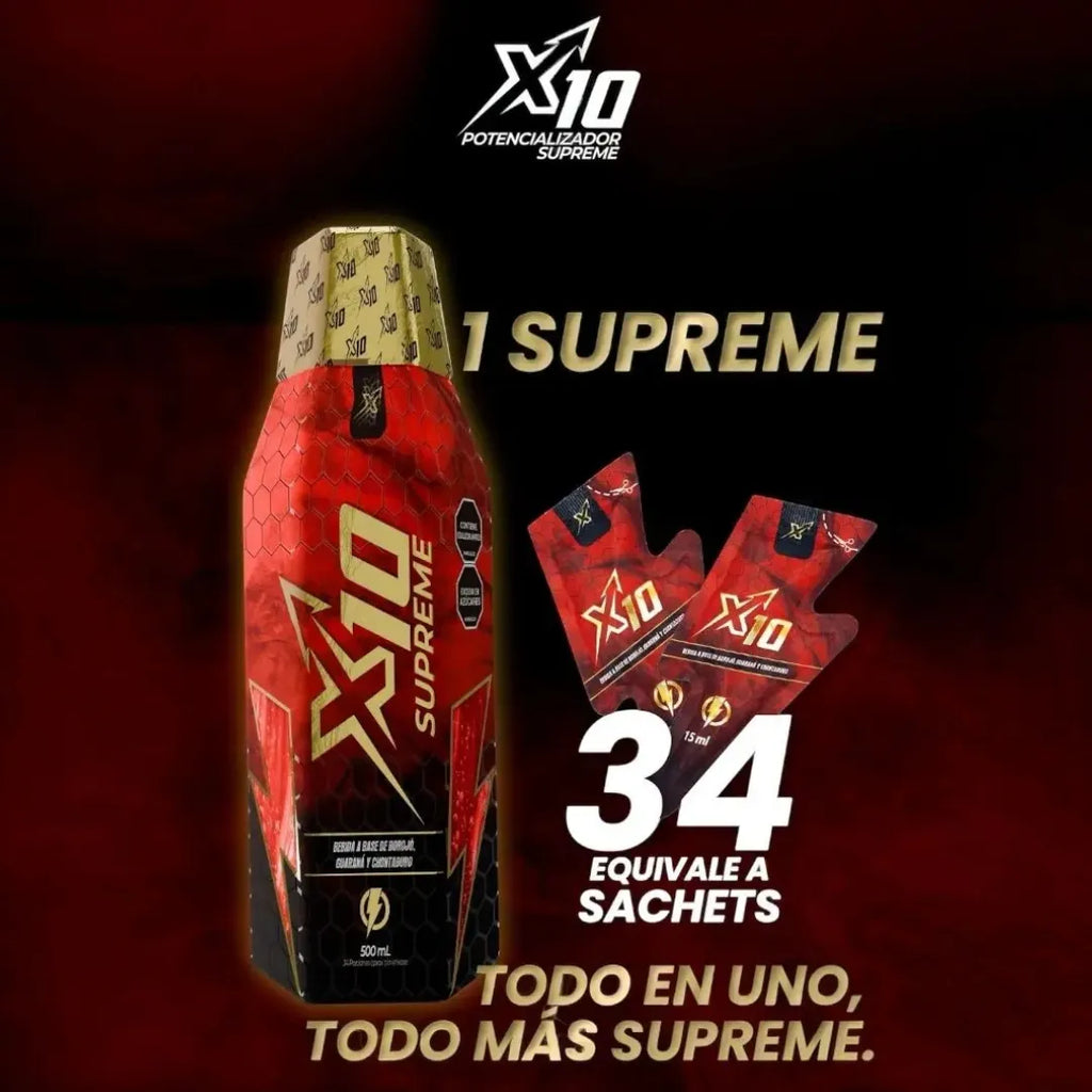 X10 Tarro Supreme 500 mL - información del producto
