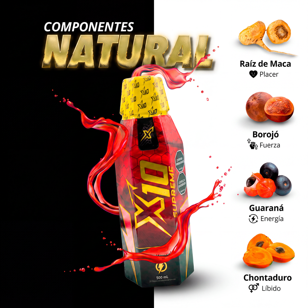 X10 Tarro Supreme 500 mL - presentación del producto