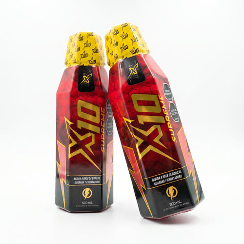 X10 Tarro Supreme 500 mL - Pack de 2 unidades, dos tarros del producto